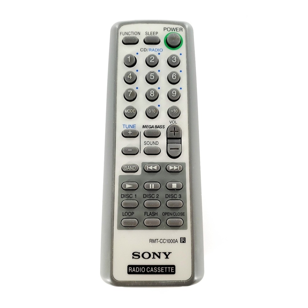 Original Sony RMT-CC1000A Radio Cassette Remote Control OEM Tested & Works